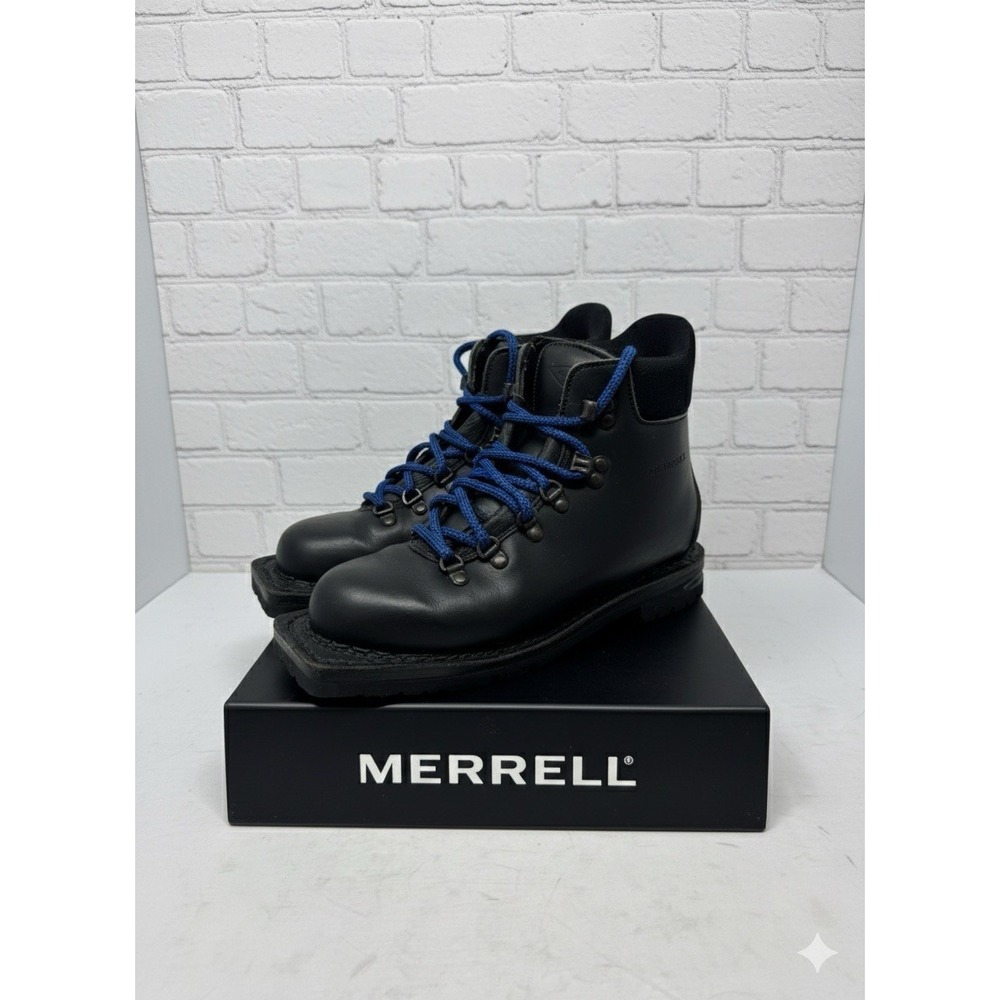Vintage ❄️Merrell 🔥XCD Tamarack Ski Boots Black Leather Nordic 3-Pin‎ 8.5 Retro